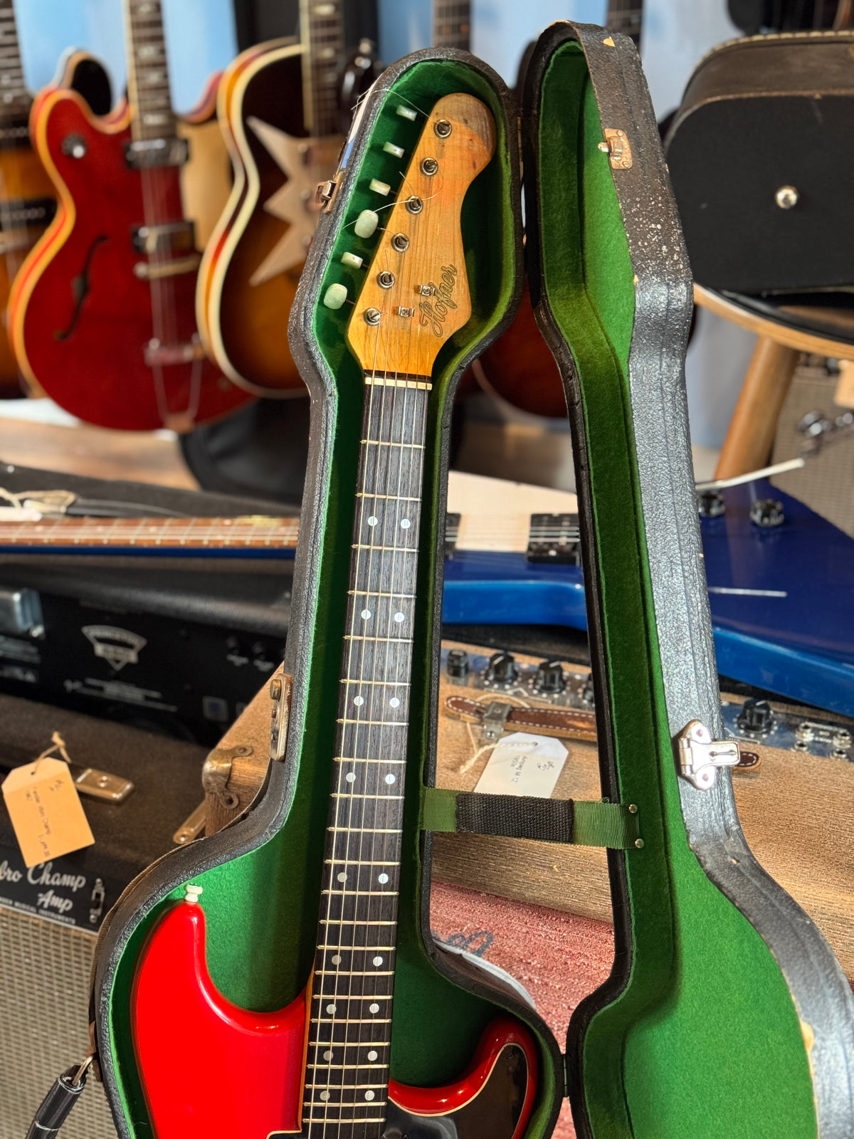 Hofner 172 Red Vinyl - 1962