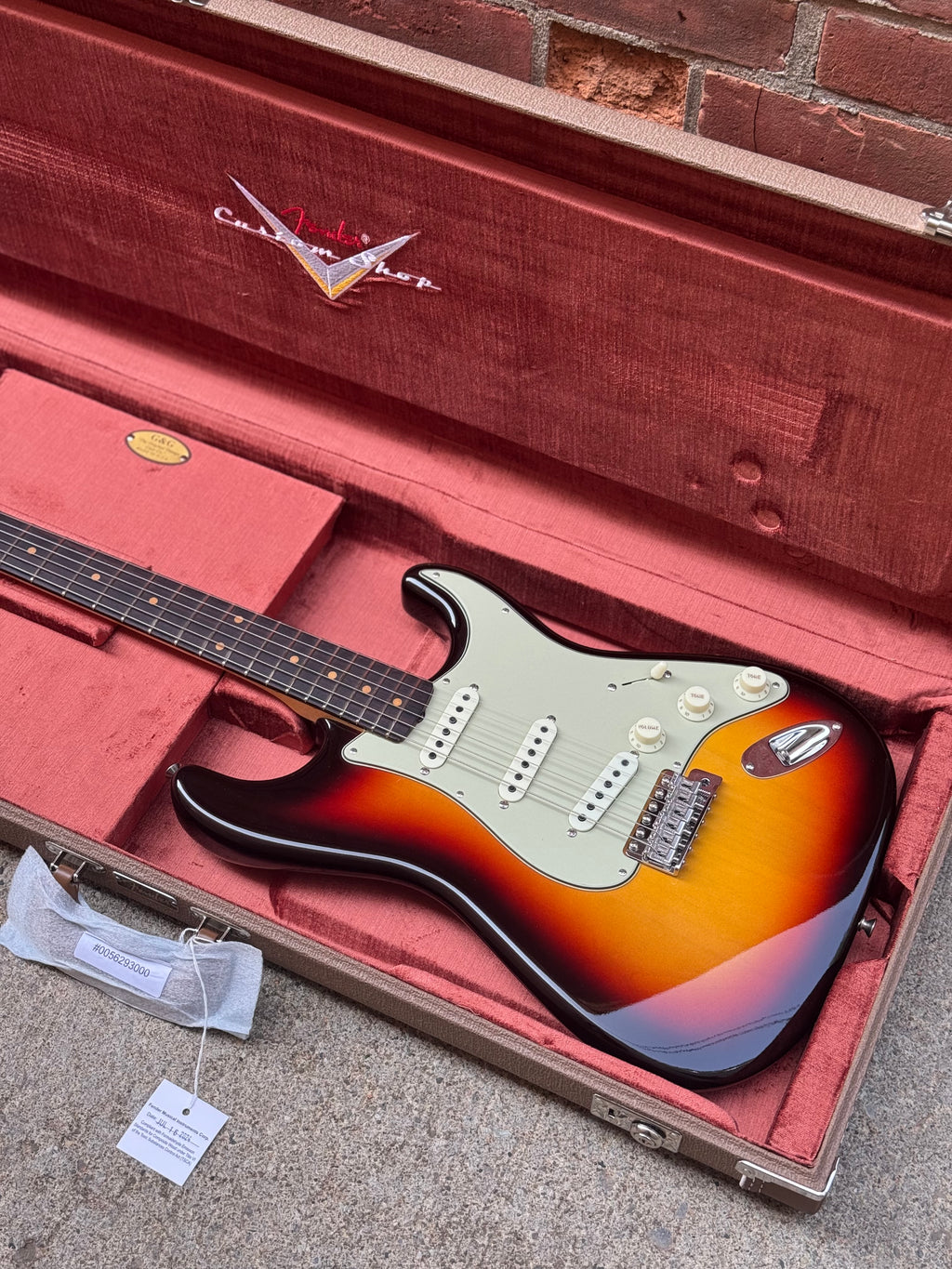 Fender Custom Shop 1959 Stratocaster Vintage Custom Chocolate Sunburst - 2024