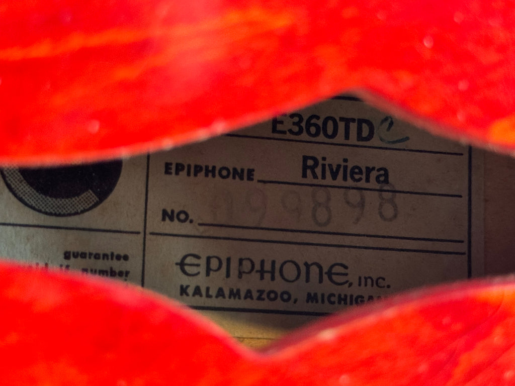 Epiphone Riviera Cherry - 1967