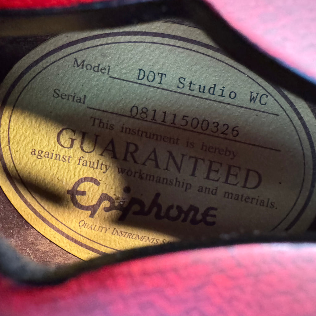 Epiphone ES-335 Dot Studio Worn Cherry - 2008