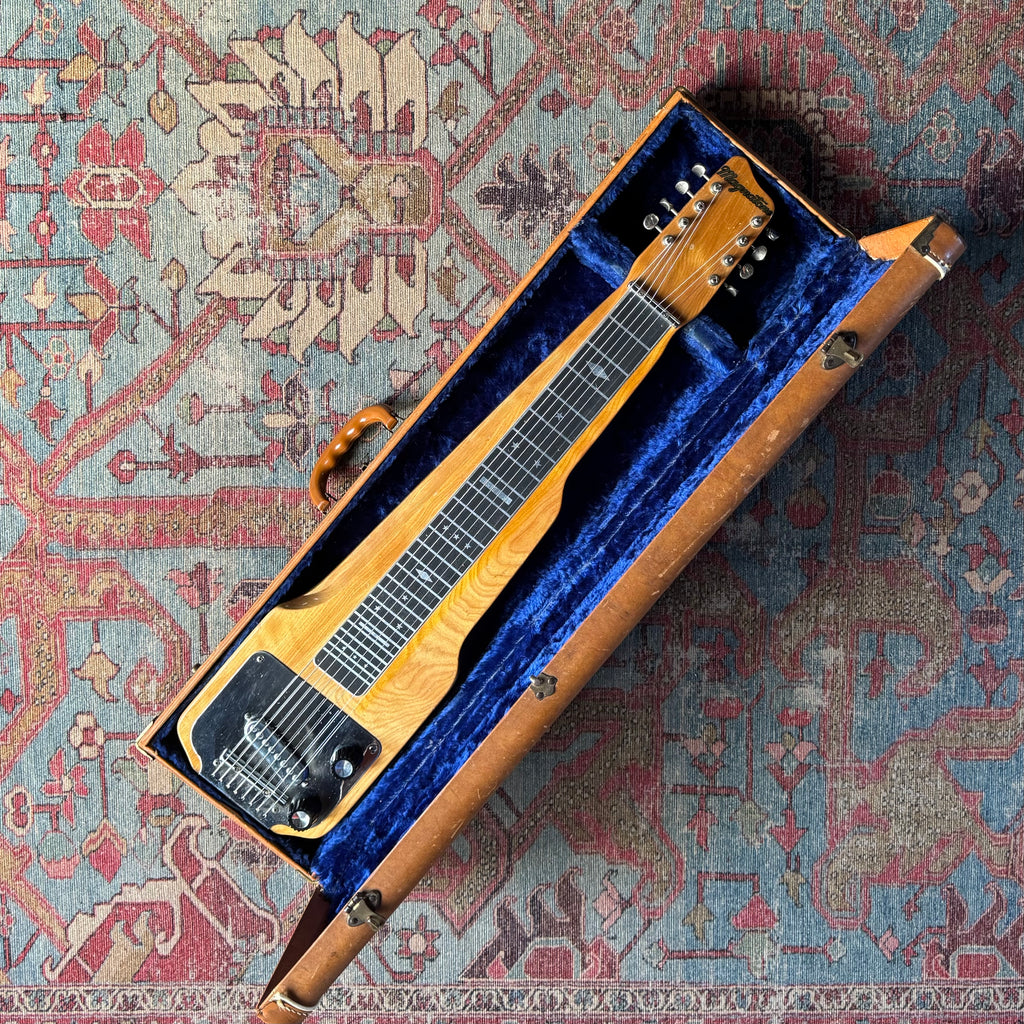 Magnatone Lap Steel Guitar Natural - 1956