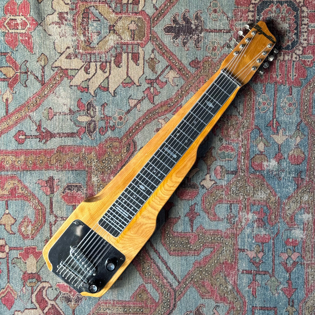 Magnatone Lap Steel Guitar Natural - 1956