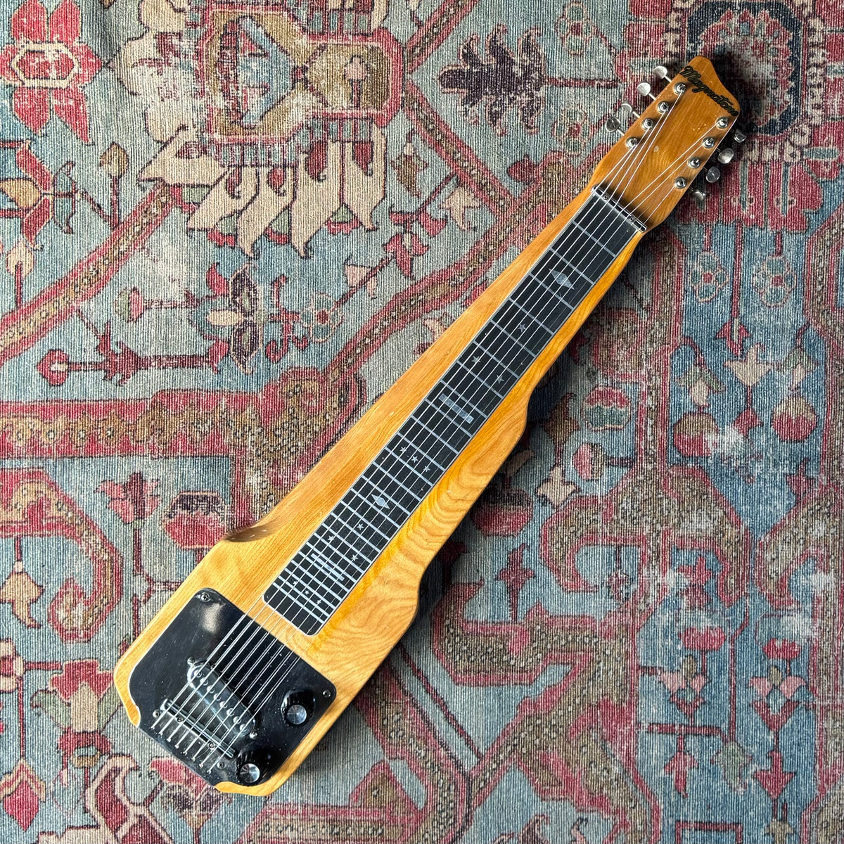 Magnatone Lap Steel Guitar Natural - 1956