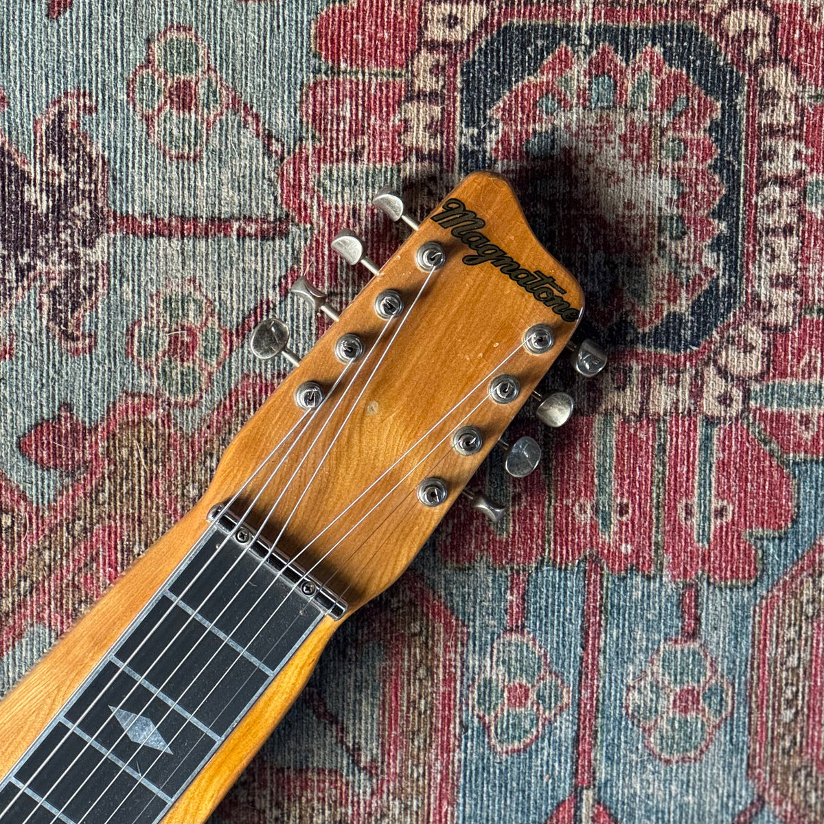 Magnatone Lap Steel Guitar Natural - 1956
