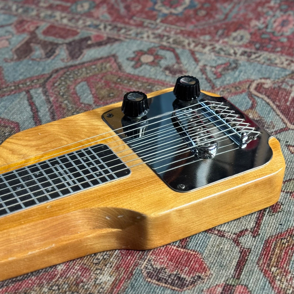 Magnatone Lap Steel Guitar Natural - 1956