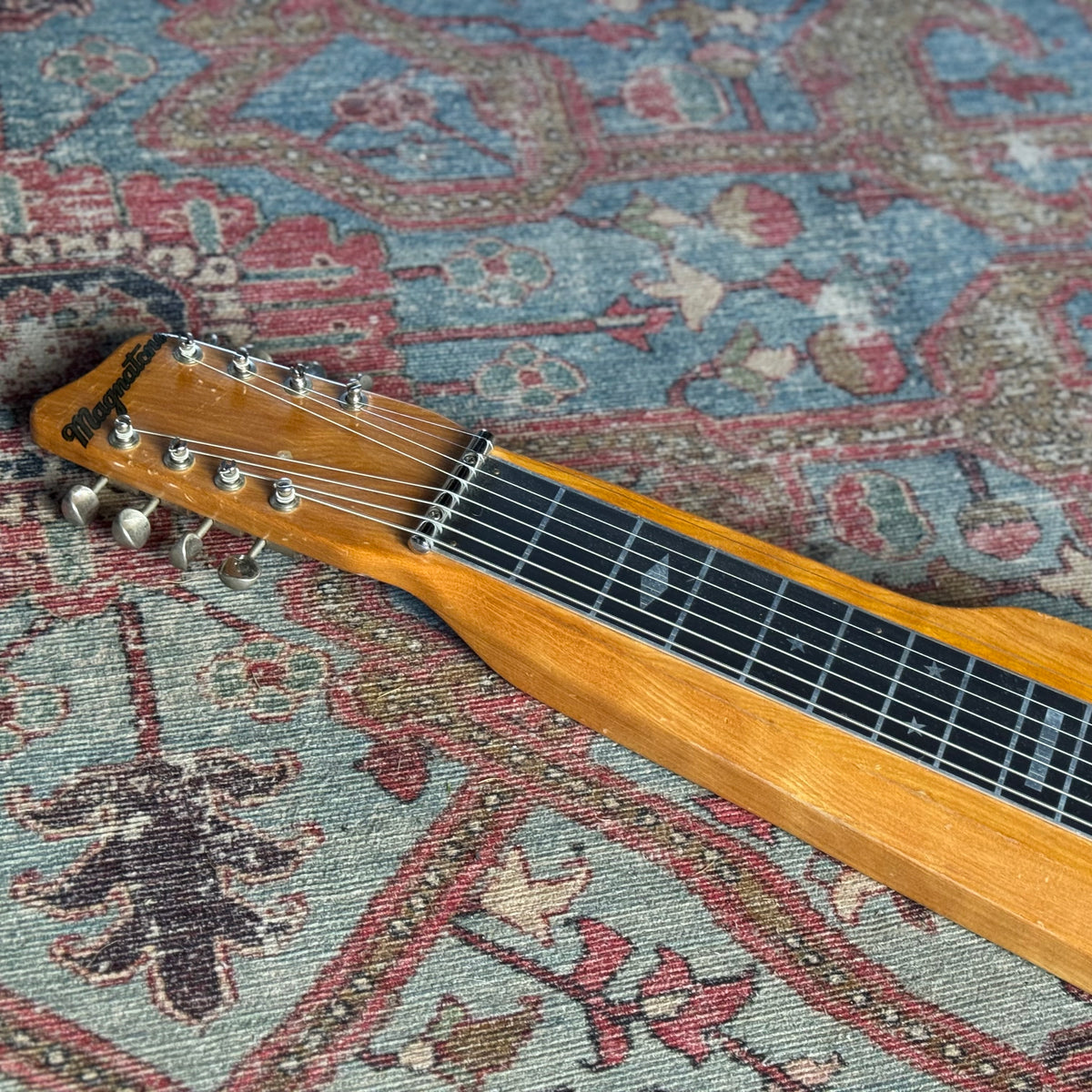 Magnatone Lap Steel Guitar Natural - 1956