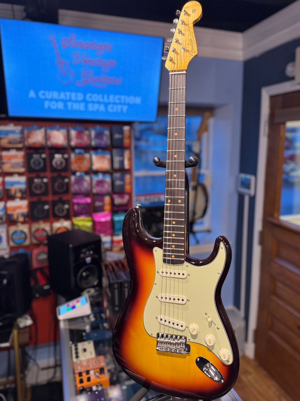 Fender Custom Shop 1959 Stratocaster Vintage Custom Chocolate Sunburst - 2024