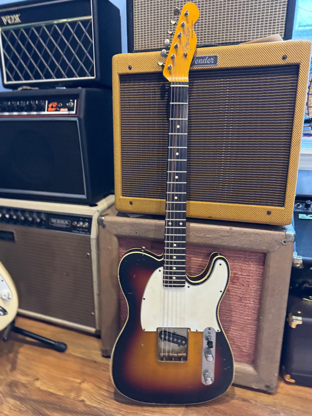 Nash Custom Esquire Relic 3-Tone Sunburst - 2005