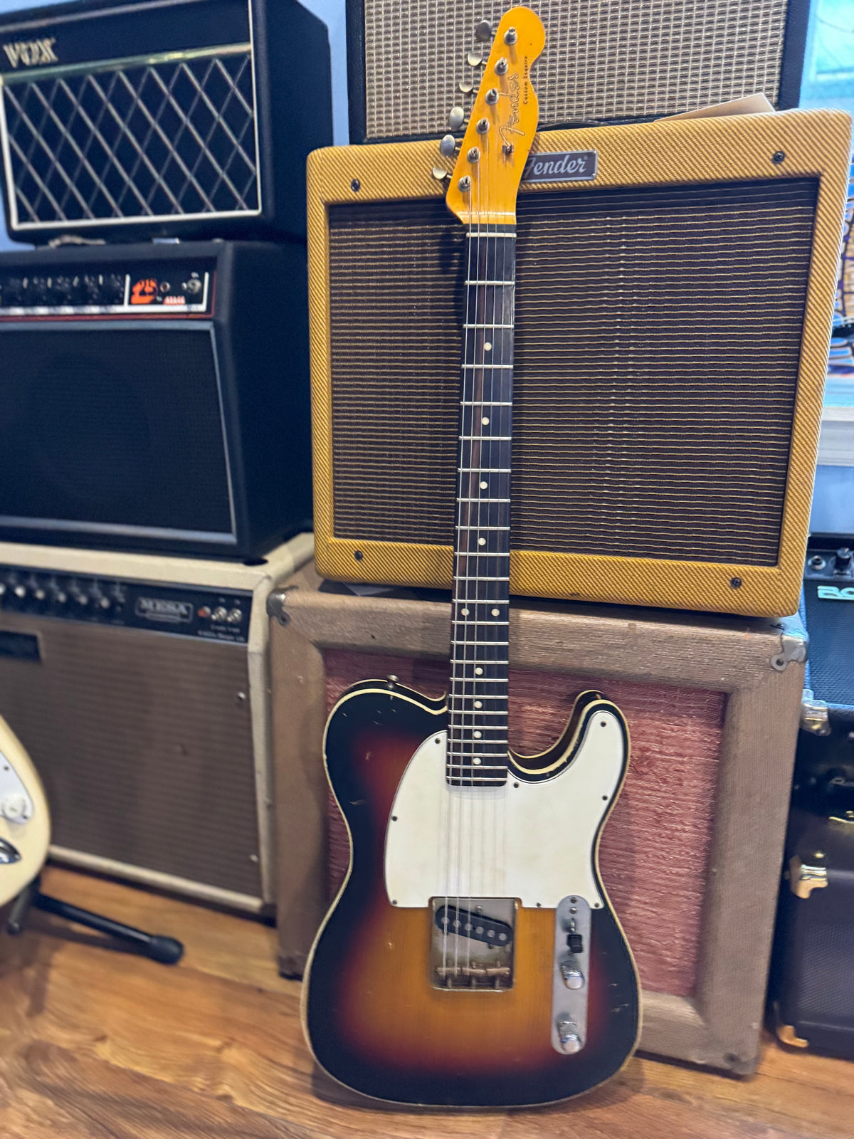 Nash Custom Esquire Relic 3-Tone Sunburst - 2005